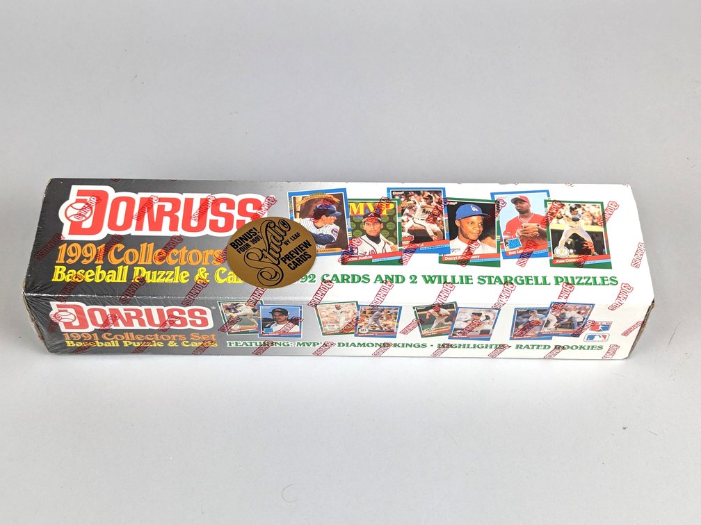 1991 Donruss Baseball Puzzle and Card Set