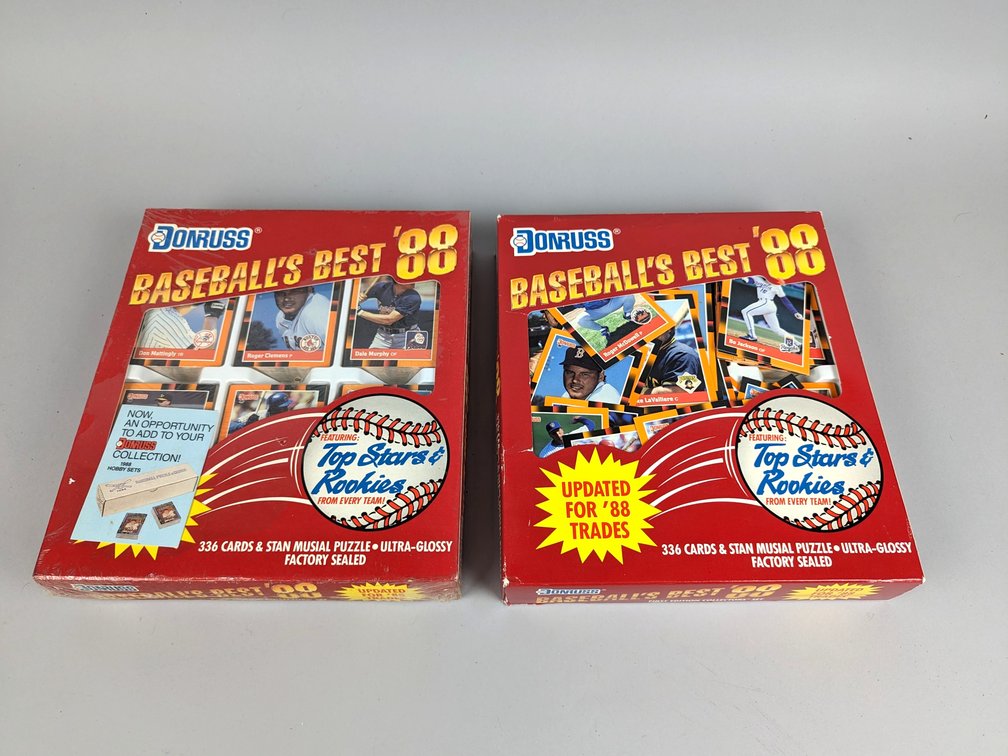 Two 1988 Donruss Collectors Sets