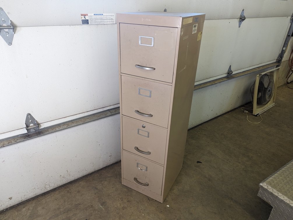 Four Drawer Metal Filing Cabinet 