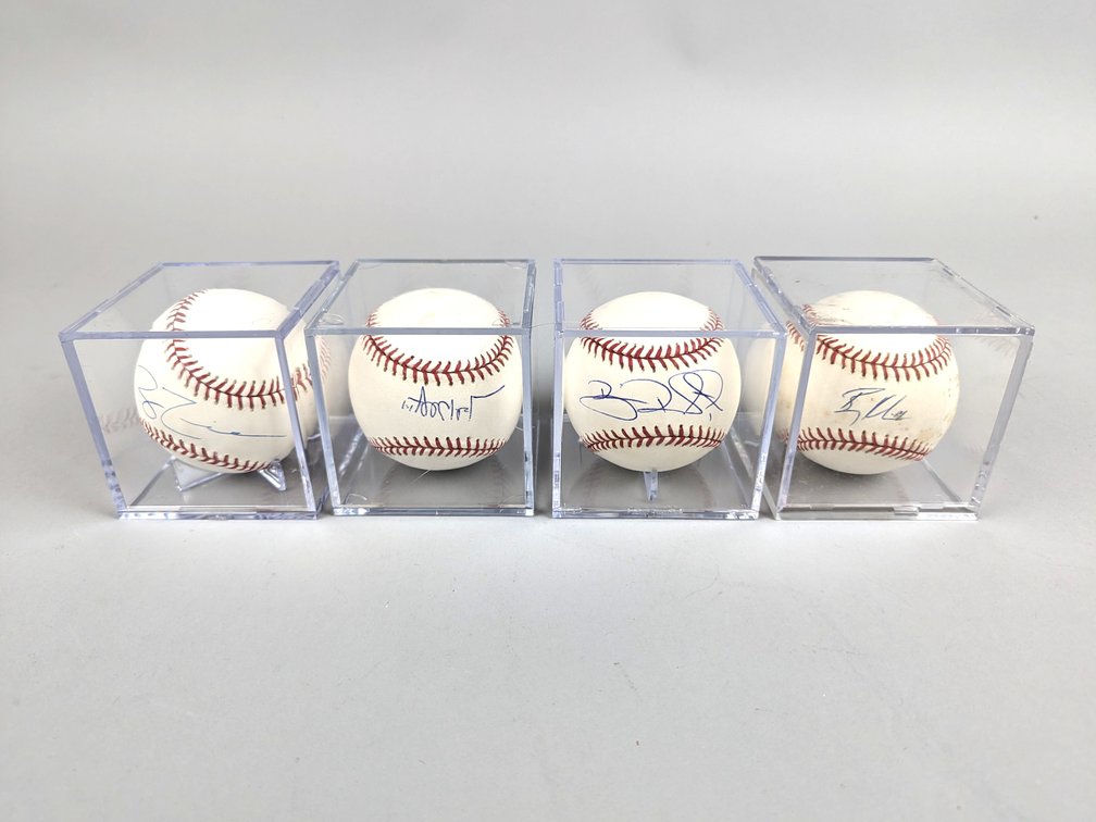 Four Signed Baseballs