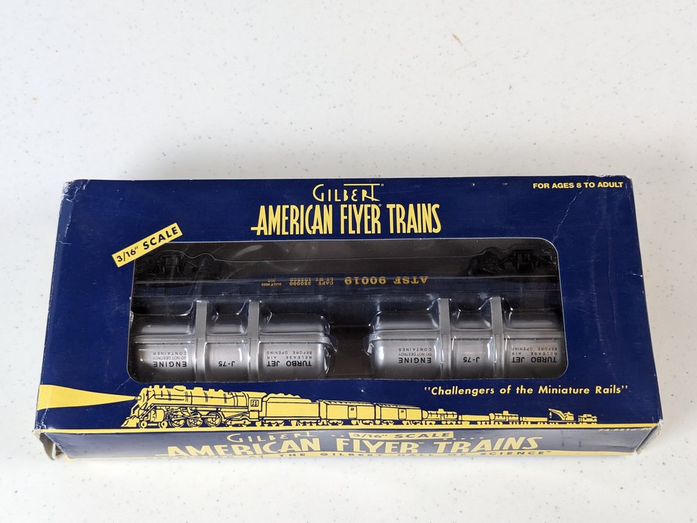 American Flyer Santa Fe Jet Engine Containers