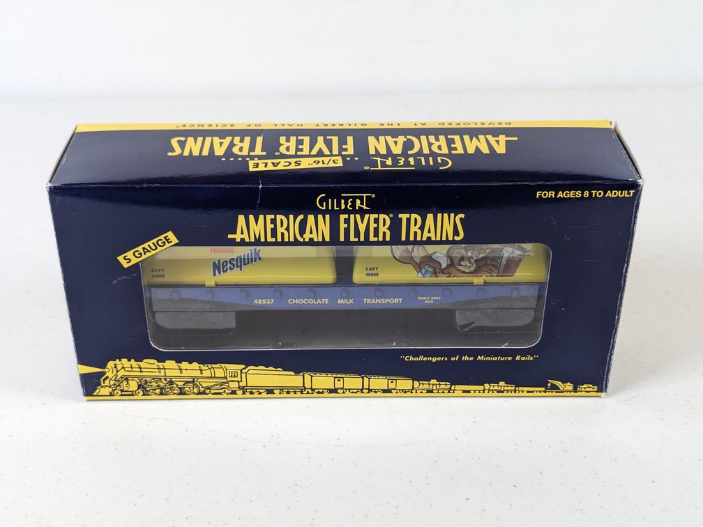 American Flyer Nesquik Flatcar