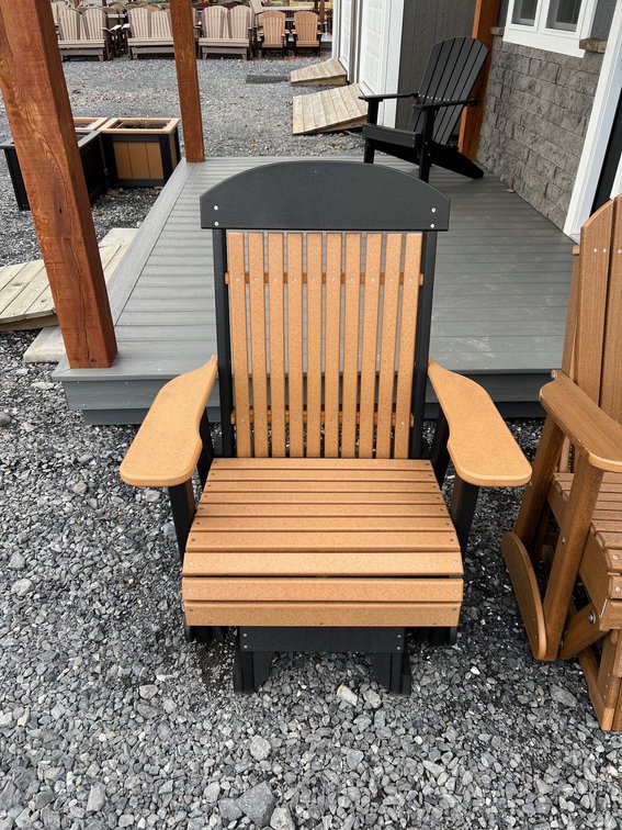 Classic Cedar And Black Glider