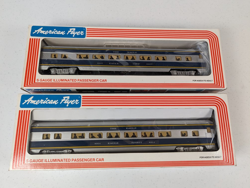 American Flyer Missouri Pacific Passenger Cars