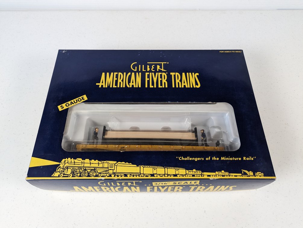 American Flyer Operating Lumber Car