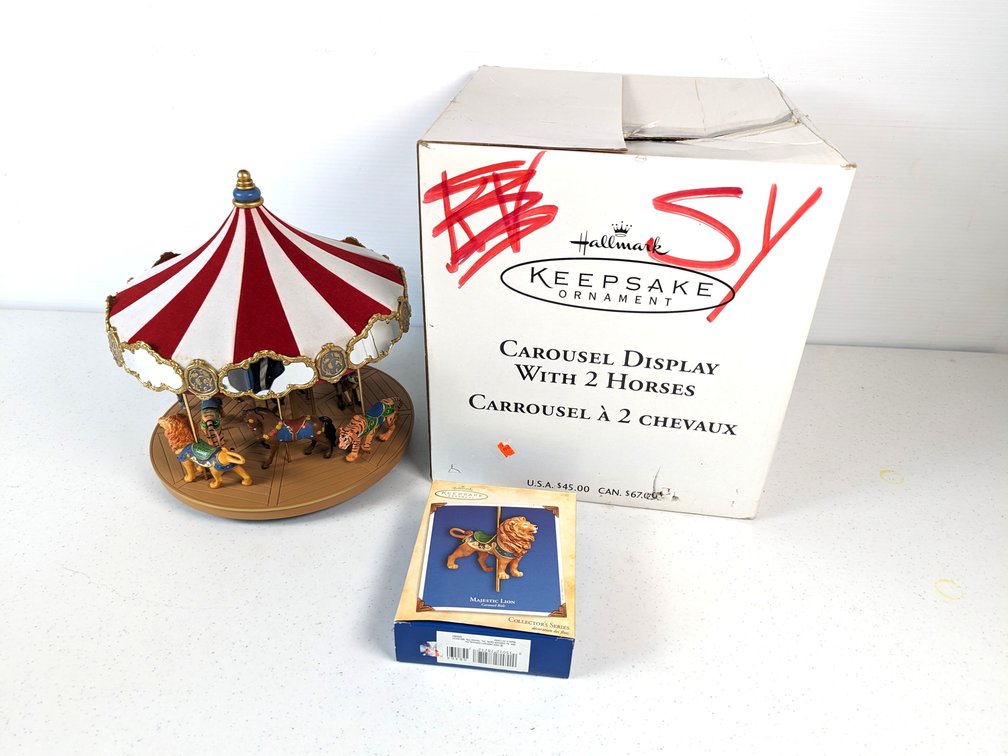 Hallmark Carousel Display 
