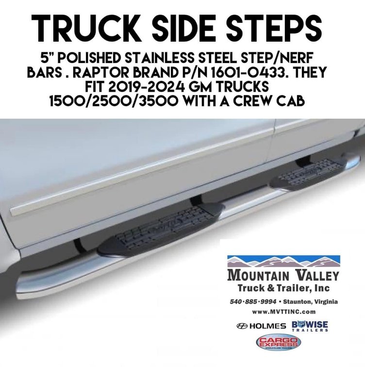 Raptor Truck Side Steps