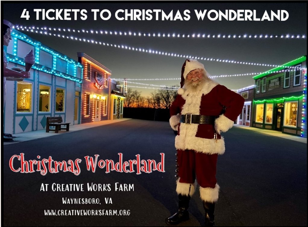4 tickets to Christmas Wonderland
