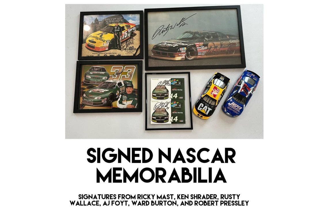 Signed Nascar Memorabilia