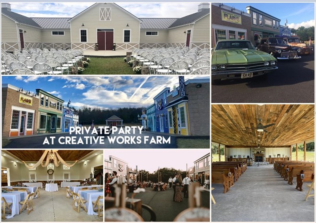 Private Party at Creative Works Farm:  