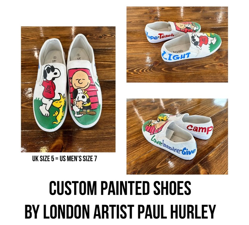 Custom Painted Shoes By London Artist Paul Hurley