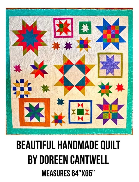 Beautiful Handmade Quilt By Doreen Cantwell