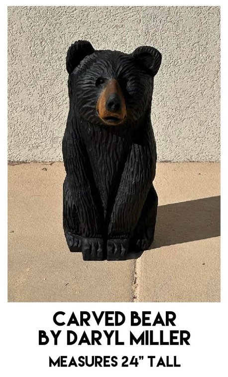 Carved Bear by Daryl Miller