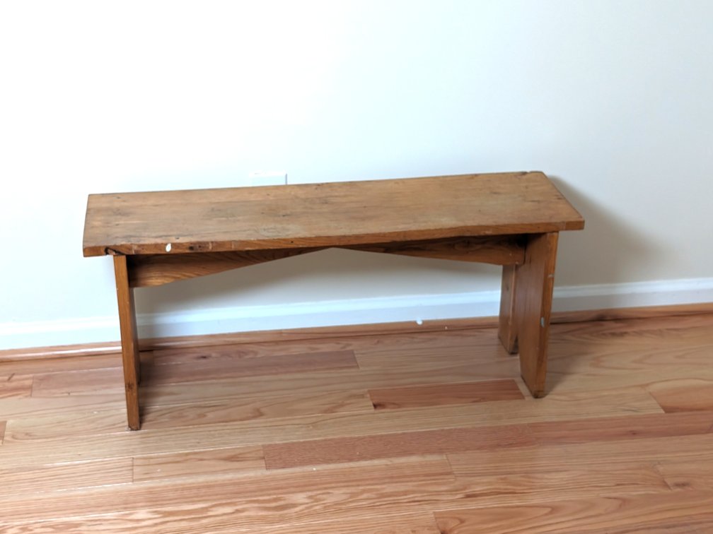 Handmade Oak Bench