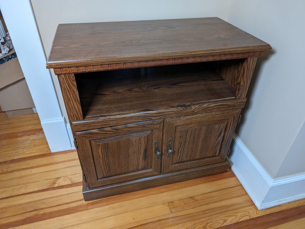 Entertainment Cabinet On Casters
