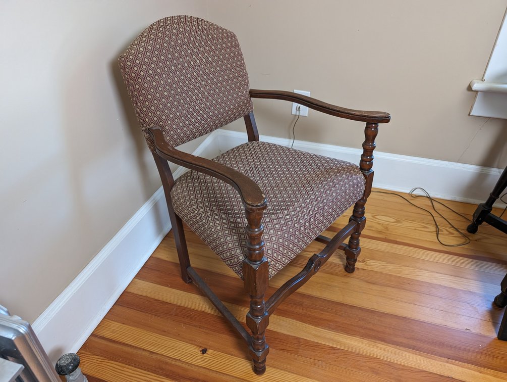 Upholstered Arm Chair 