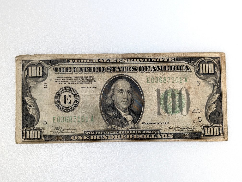 1934 $100 Federal Reserve Note