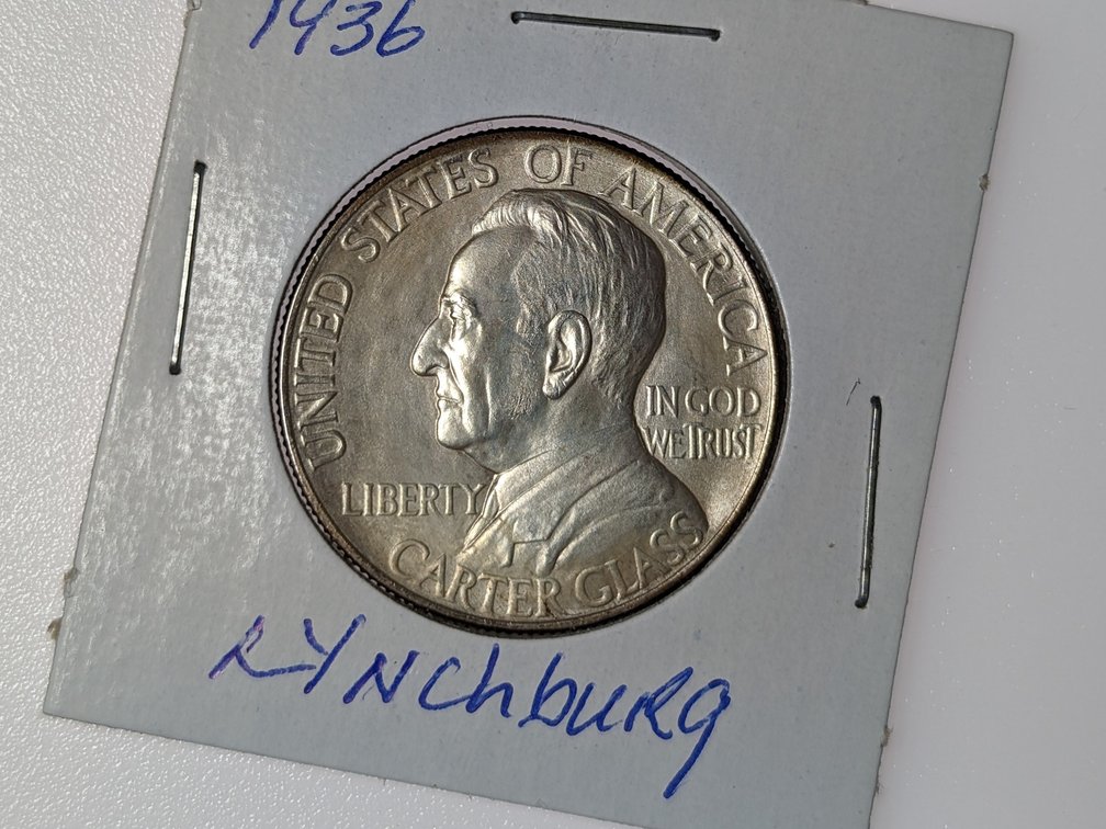 1936 Lynchburg VA Commemorative Silver Half Dollar