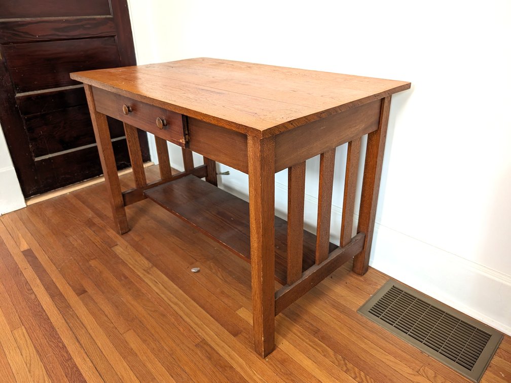 Oak Top Library Desk 
