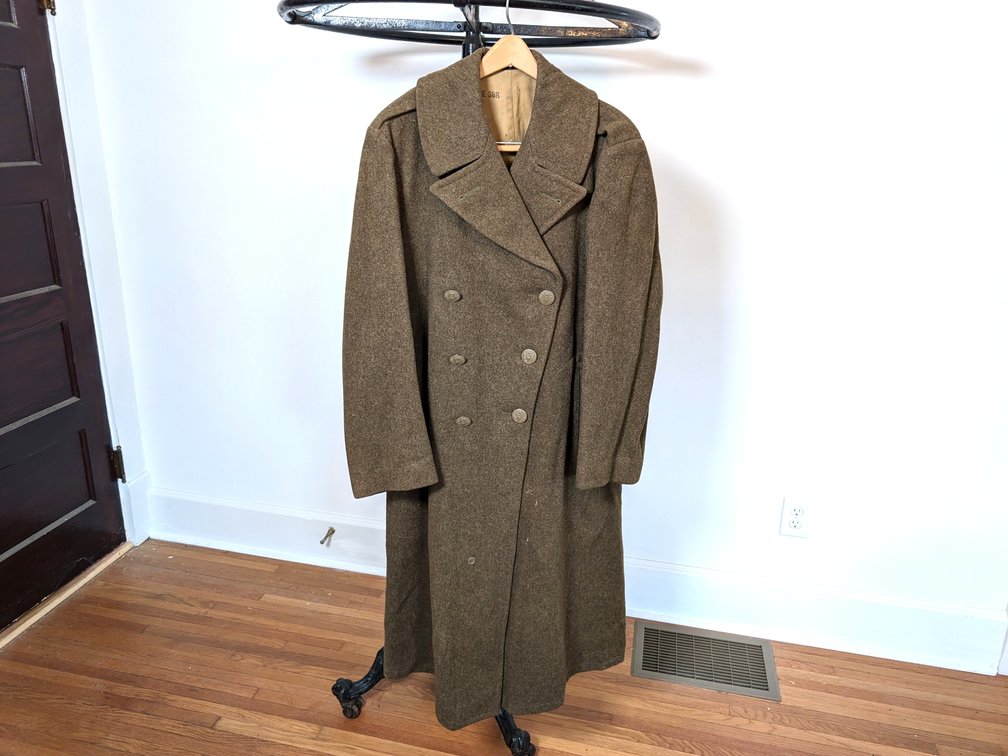 US Army WWII Heavy Wool Overcoat