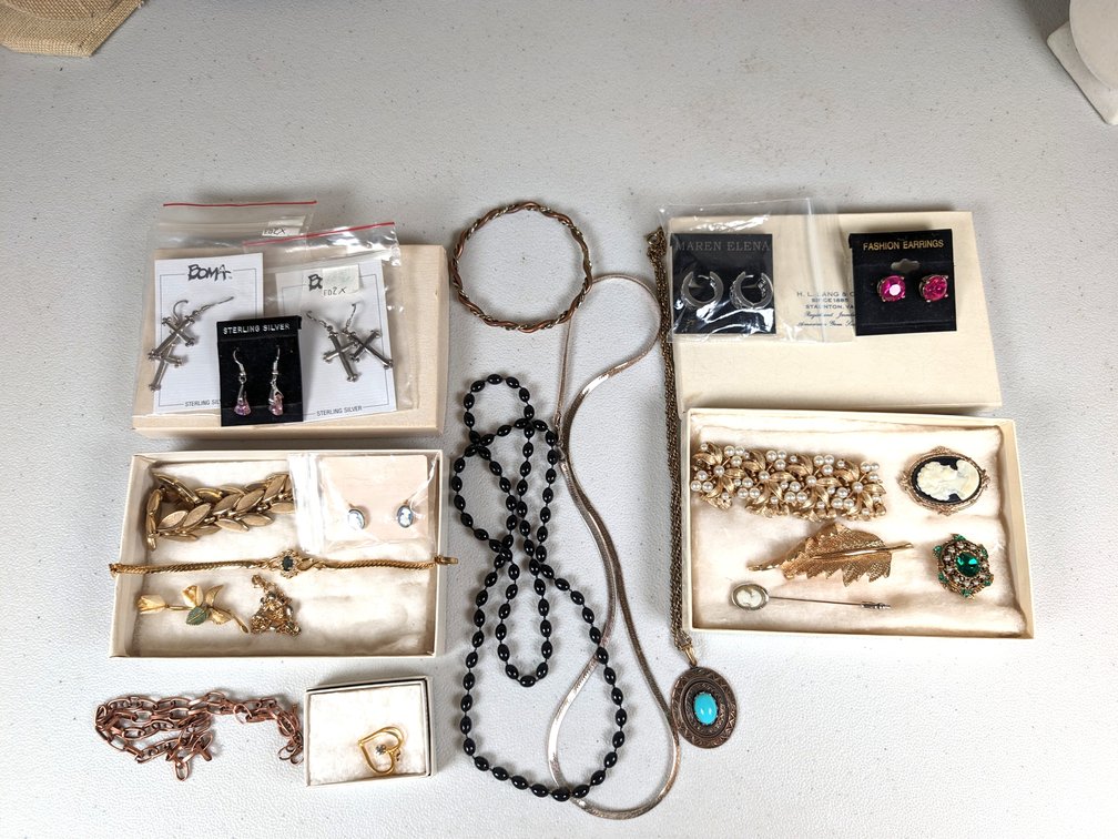 Two Boxes Of Jewelry 