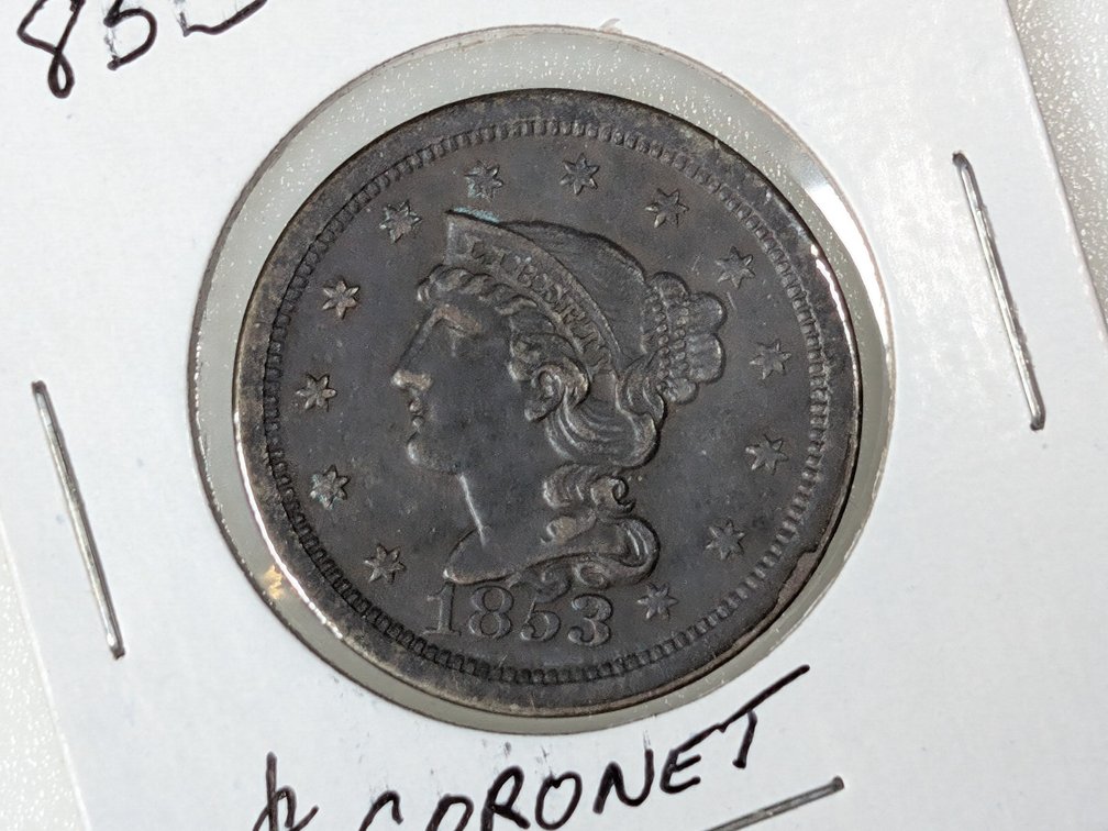 1853 Large Cent