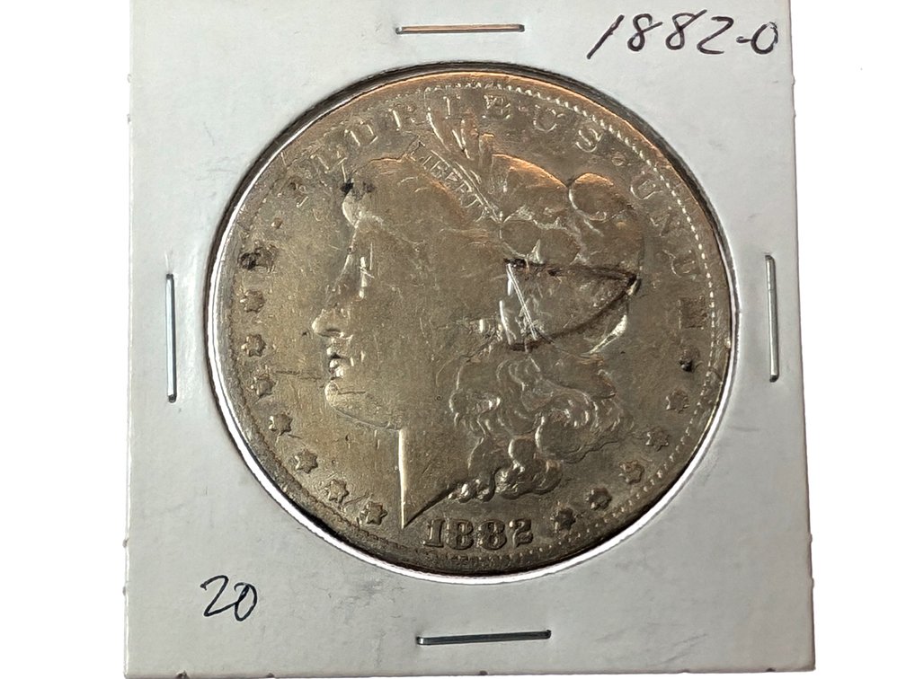 1882-O Morgan Silver Dollar