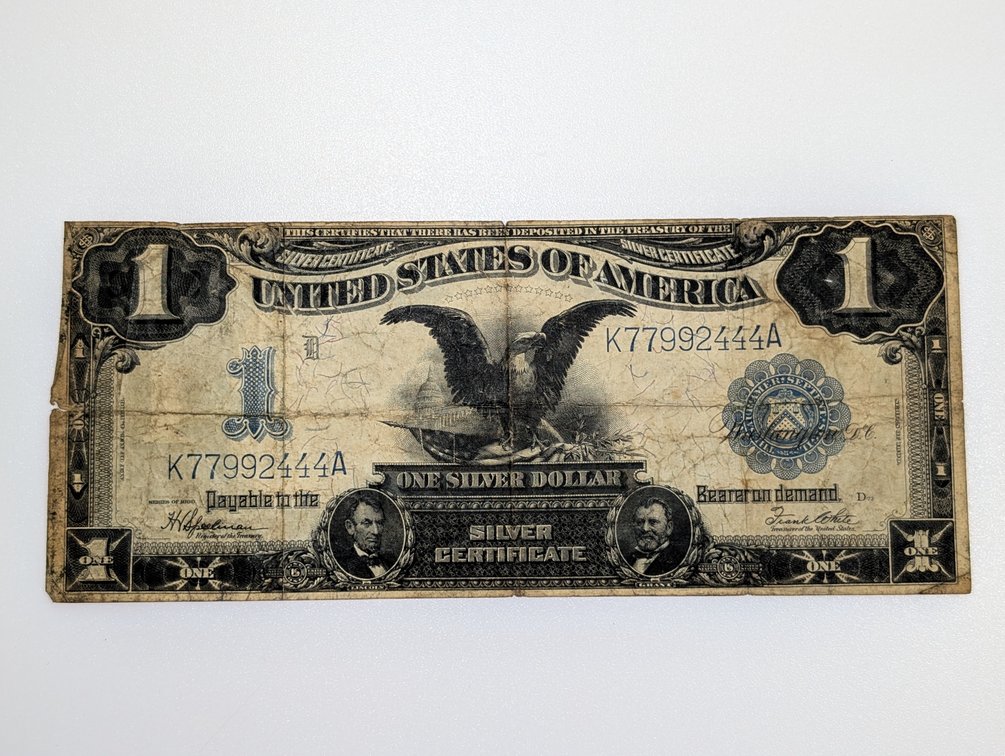 1899 $1 Silver Certificate Eagle Note