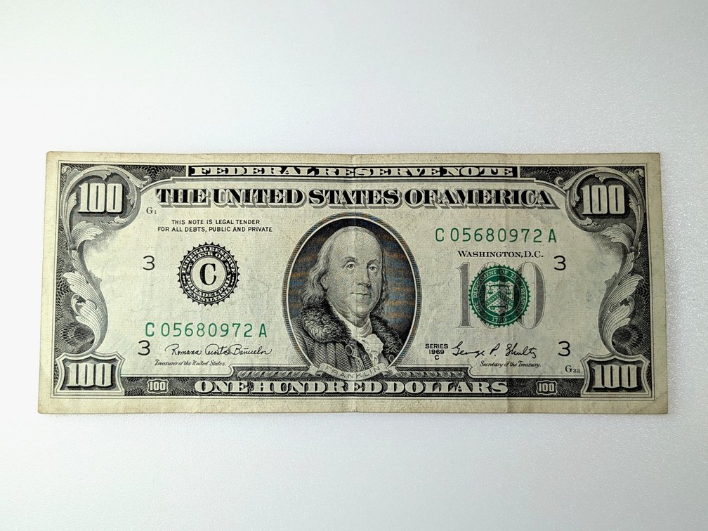 1969C $100 Federal Reserve Note