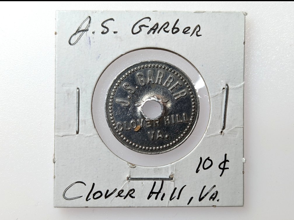 J.S. Garber 10 Cent Store Token