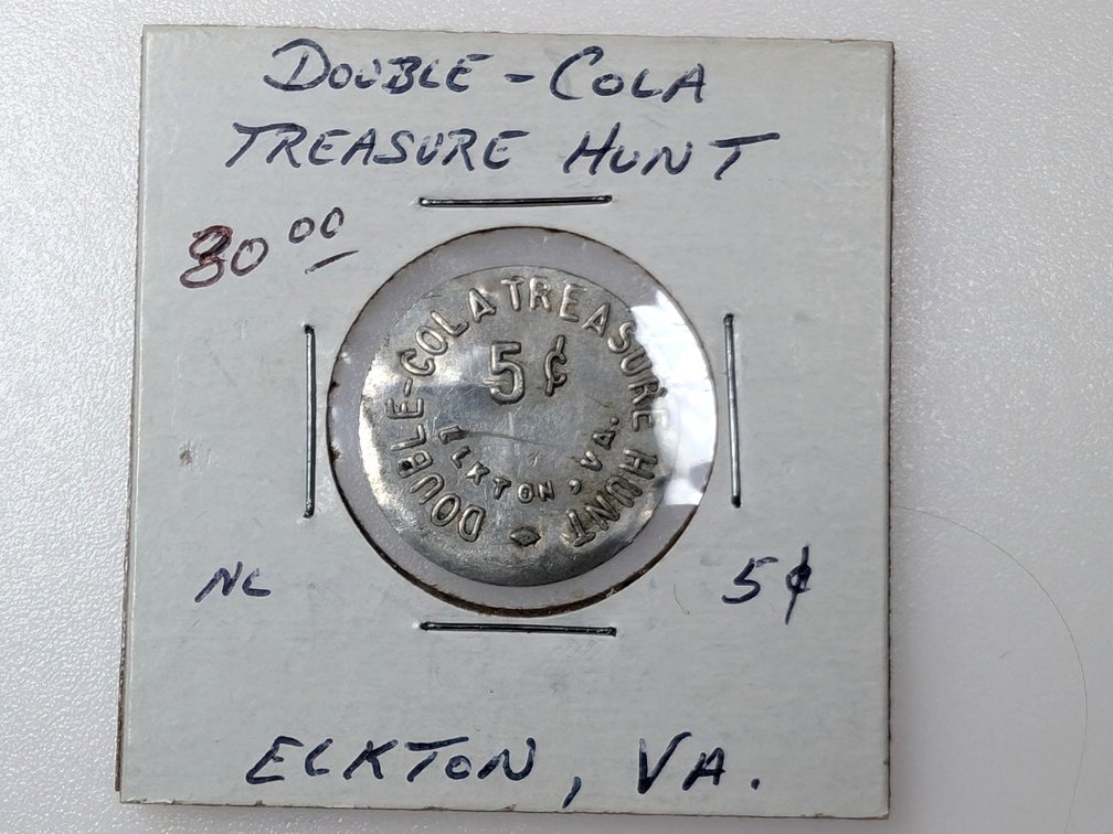 Double Cola Treasure Hunt 5 Cent Token