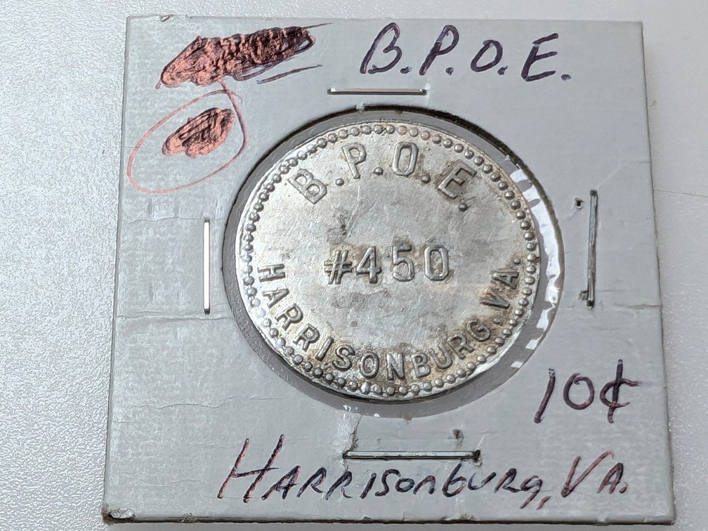 B.P.O.E. 10 Cent Token