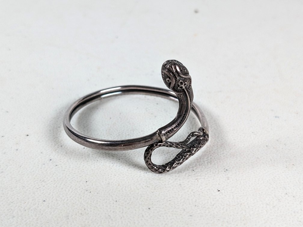 Sterling Silver Snake Bracelet 
