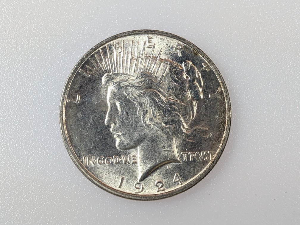 1924 Peace Silver Dollar