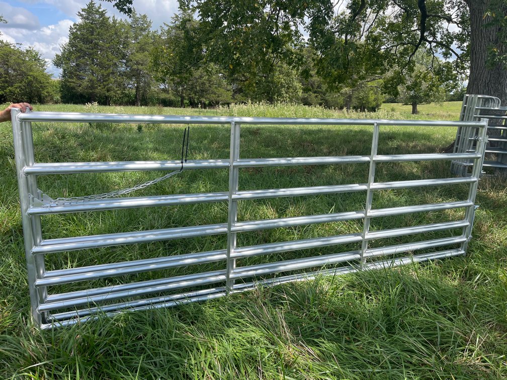 (2) 12’ Galvanized Gate, new