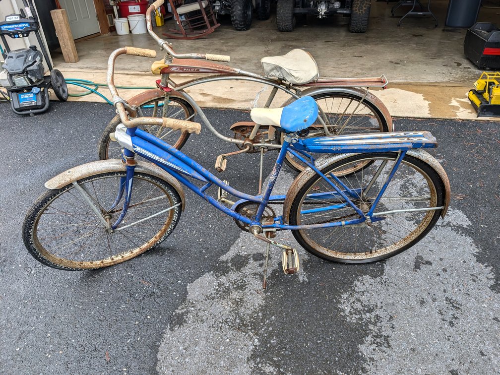 Two Vintage Bicycles