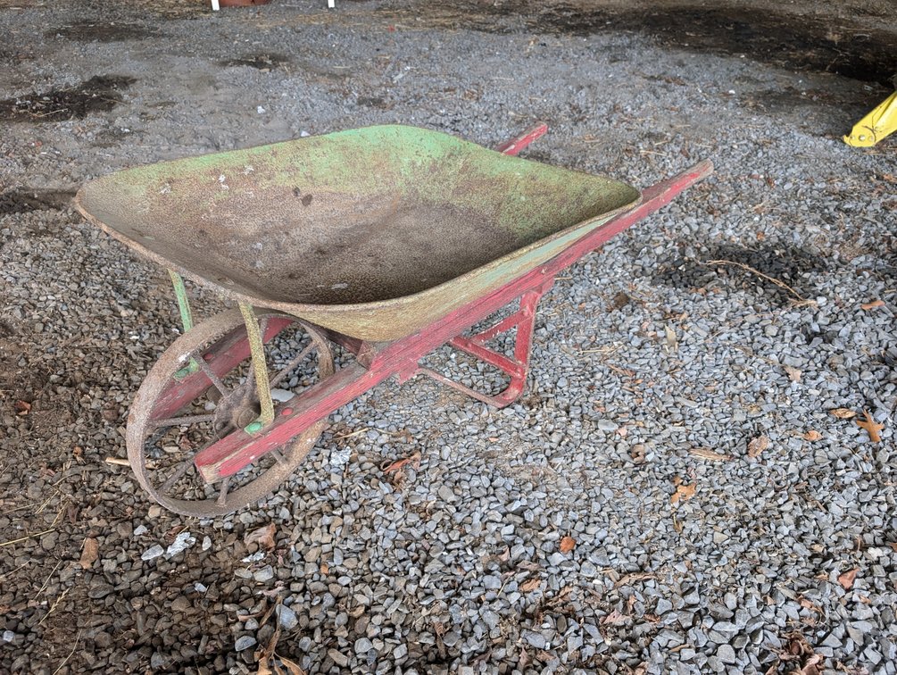 Metal Wheelbarrow 