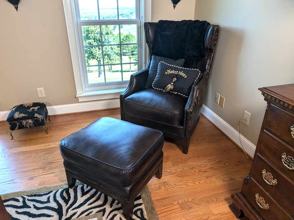 Wing Chair and Ottoman 
