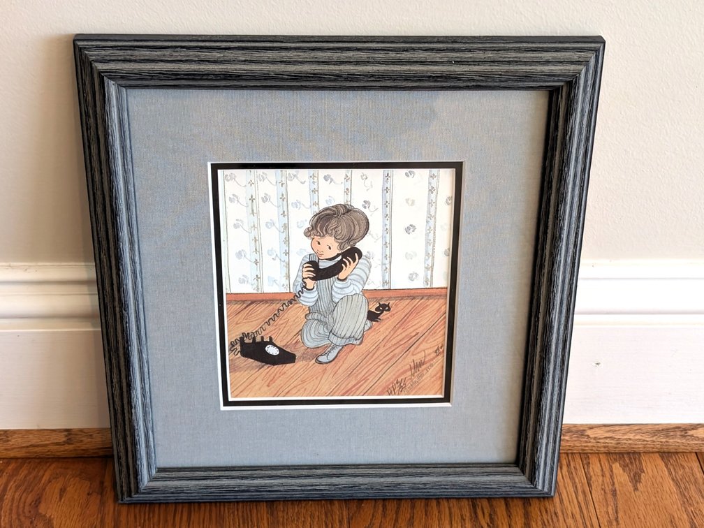 Grandad's Buddy P. Buckley Moss Print 