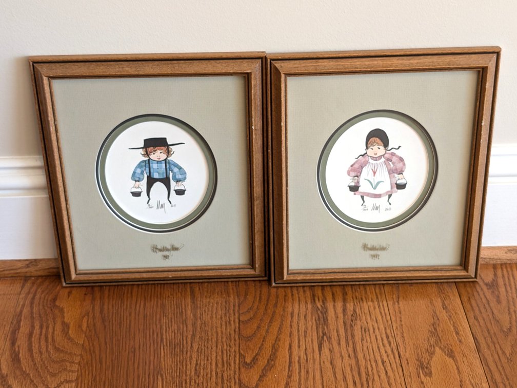 Pair of P. Buckley Moss Prints