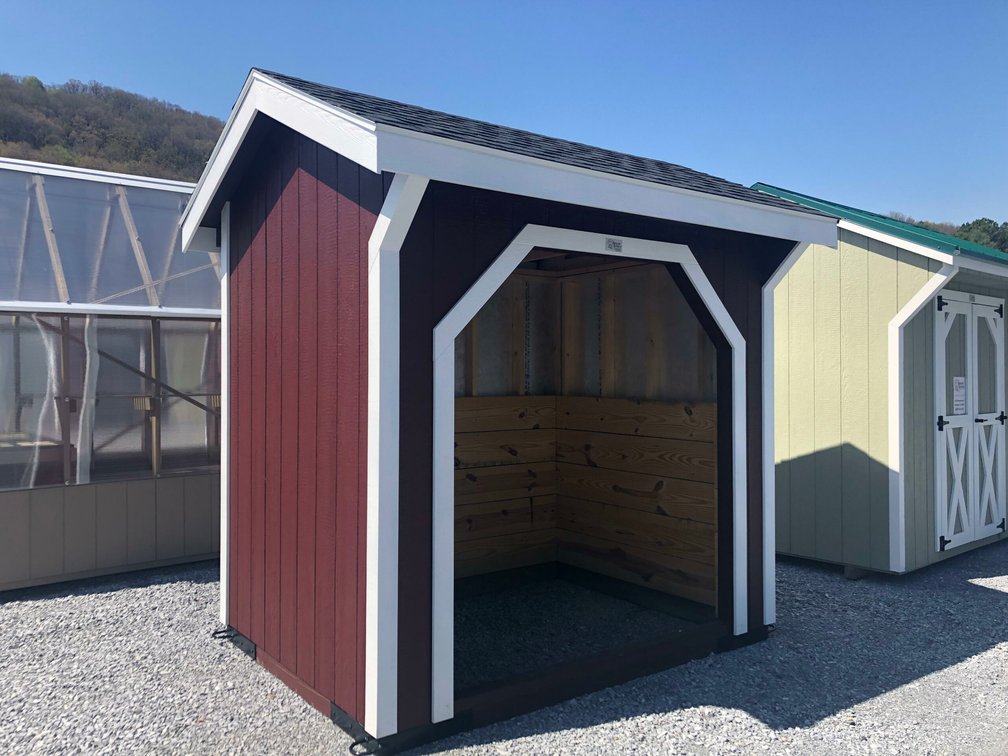 6x8 Wood Shed/Shelter -  S635