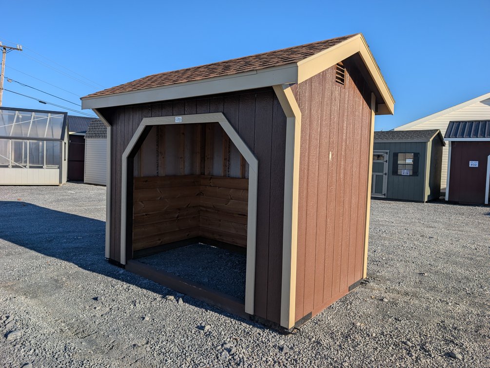 6x10x8 Wood Shed - FR24084