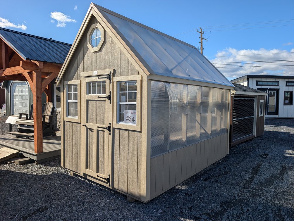 8x12 Floorless Greenhouse - S24014