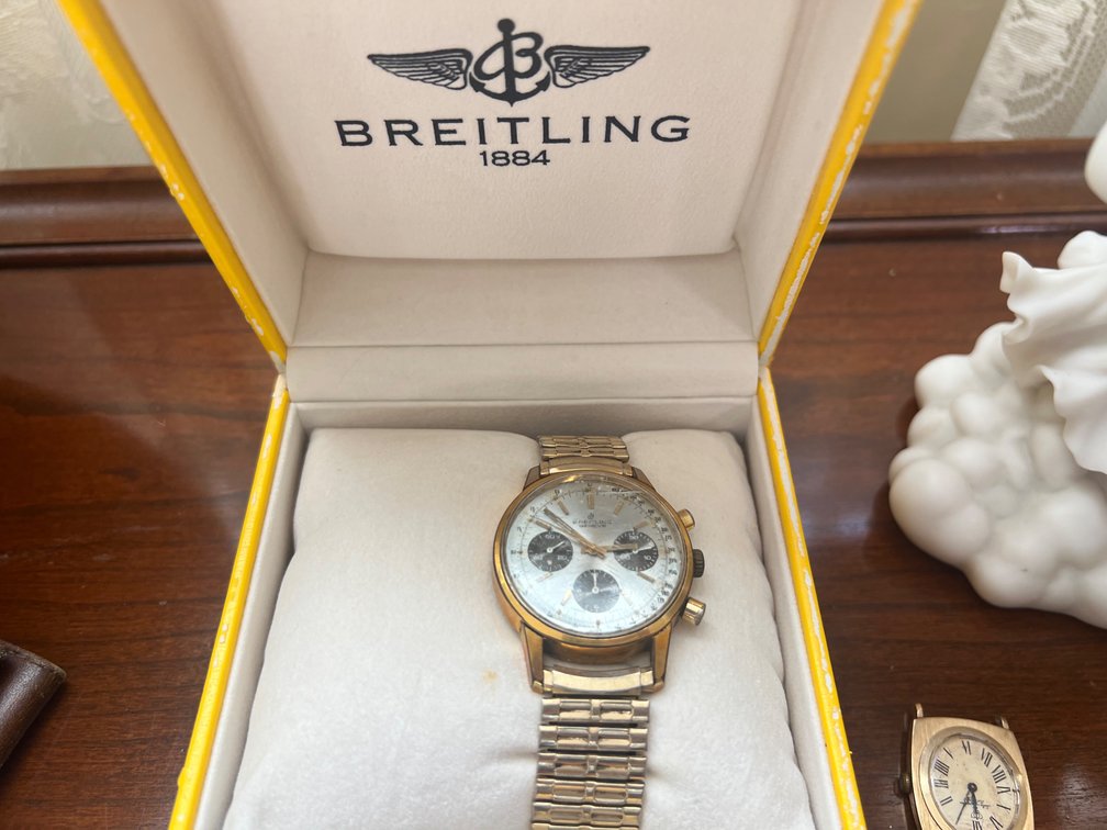 Breitling Watch, Seraphim Figurine & Collectibles Lot