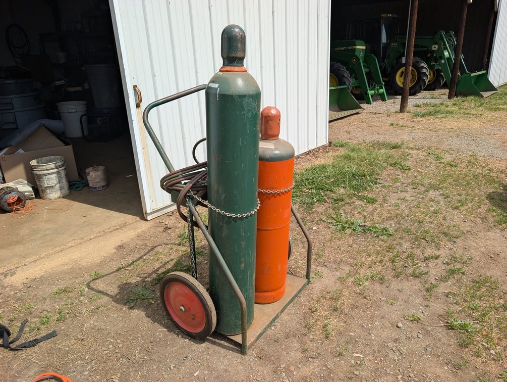 Torch Cart With Gauges and Torch - Tanks Not Included