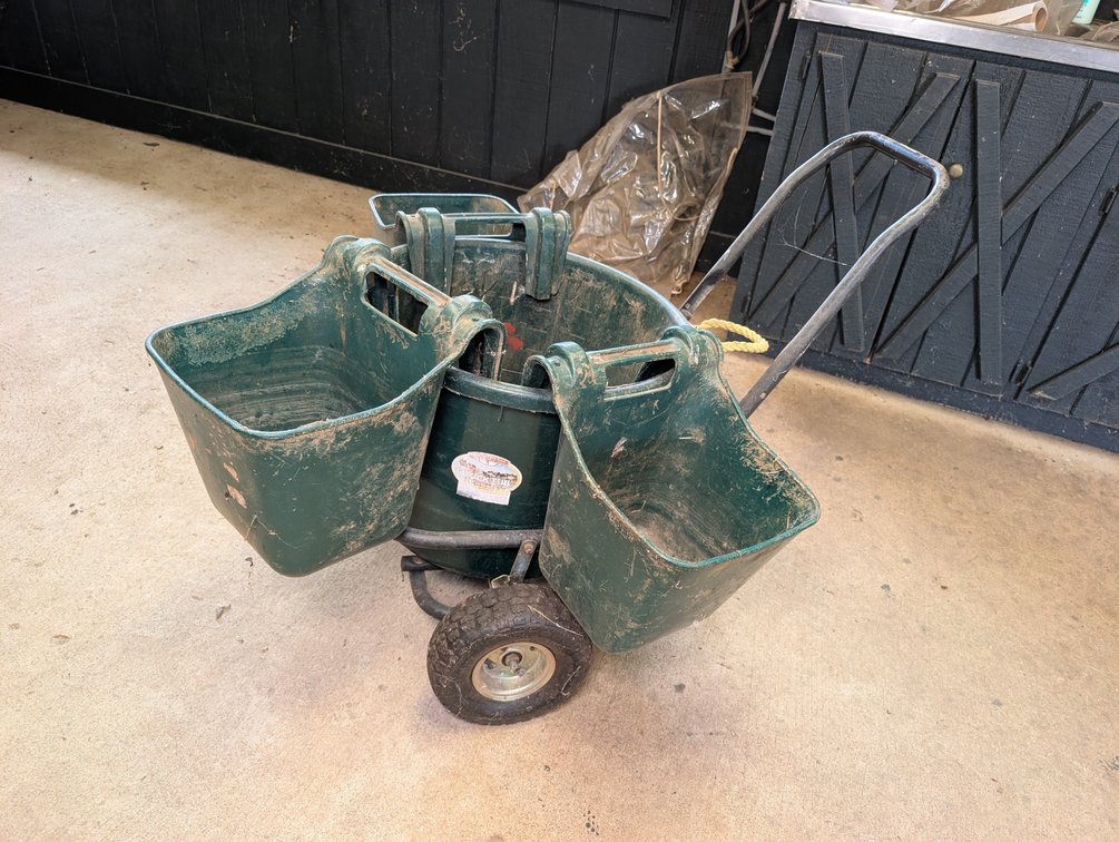 Feed Boxes and Cart