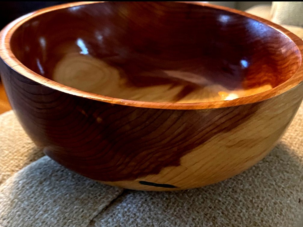 Handmade Cedar Bowl Local in Highland County, Virginia