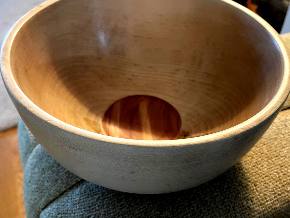 Unique Handmade Oak Bowl with Cedar Bottom made locally in Highland County, Virginia