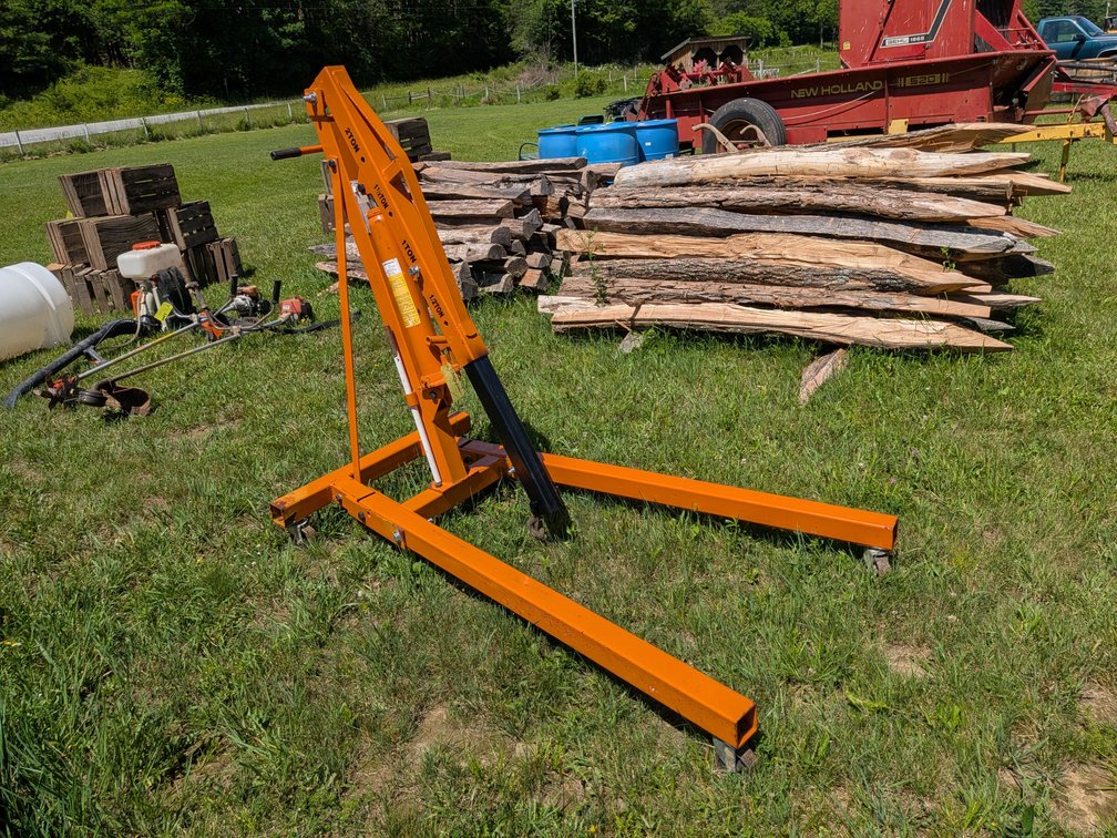 New 2 ton engine hoist , complete and ready to use