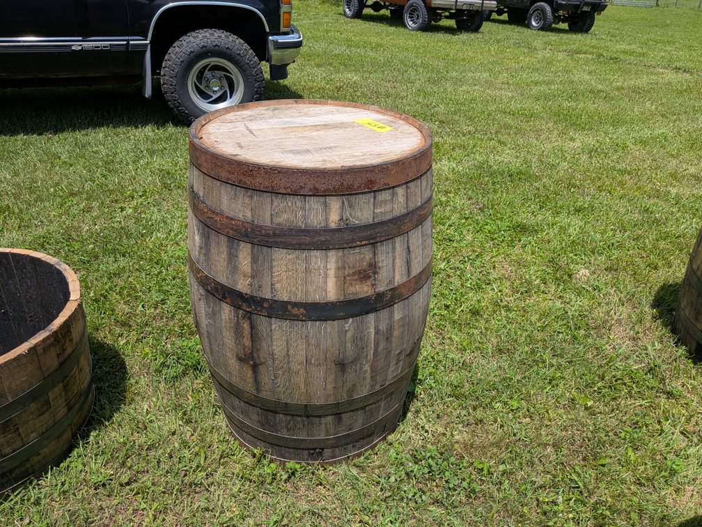 American Oak Whiskey Barrel Makers Mark barrel